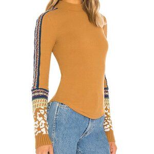 Free People We The Free Switch It Up Thermal Top Sienna Size Medium